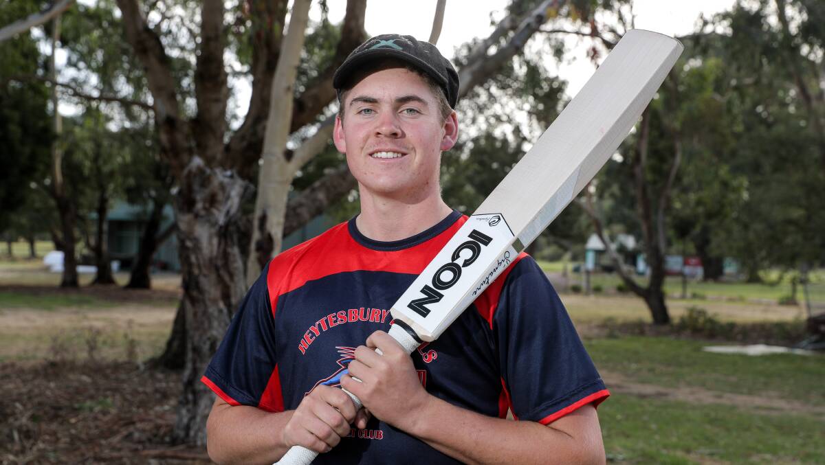 SWITCHING COLOURS: Hamish Huffadine is leaving Heytesbury to play for Allansford in the Warrnambool and District Cricket Associaiton. Picture: Rob Gunstone
