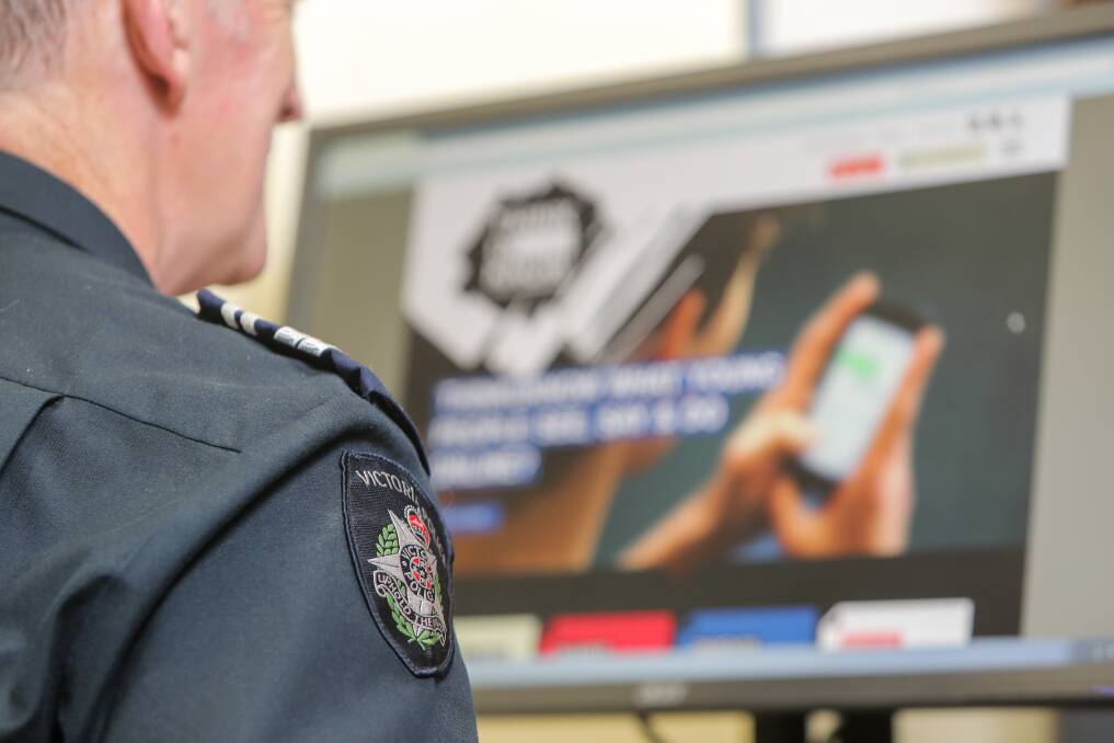 At risk: Warrnambool police are warning people that any computer user can be the target of cyber crime. Picture: Rob Gunstone