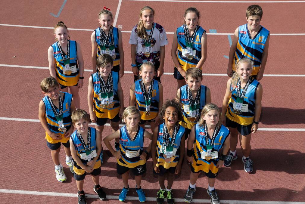 ON THEIR MARKS: A number of young athletes from Warrnambool Little Athletics Club are heading to Melbourne to represent the district at the state titles. Picture: Rob Gunstone