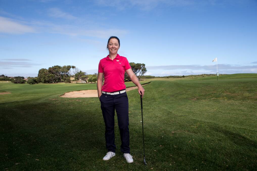On track: Warrnambool-based golfer Joanna Flaherty is chasing success in Golf Victoria's women's division one pennant with Commonwealth Golf Club. Picture: Christine Ansorge