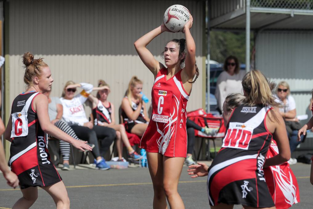 MISSING OUT: South Warrnambool centre Ally O'Connor wants to be back on court as soon as she's well enough to play. Picture: Rob Gunstone
