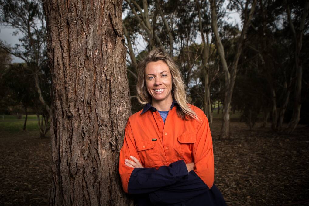 WOODEN YOU LIKE TO HELP: Conservation Australia Volunteers officer Skye McPherson is calling for more volunteers to join her Warrnambool team. Picture: Christine Ansorge