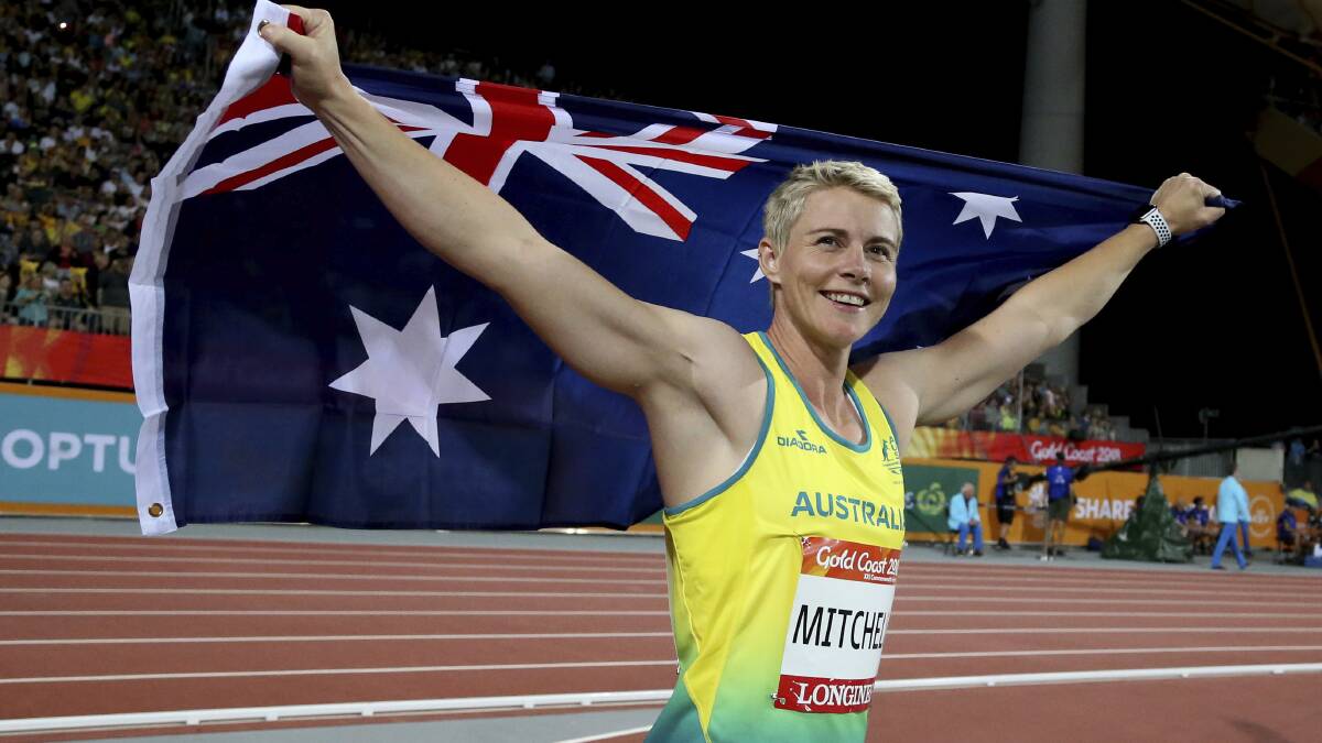  2018 Commonwealth Games champion Kathryn Mitchell will be in the south-west for a women in sport breakfast on Friday. Picture: AP Photo/Dita Alangkara