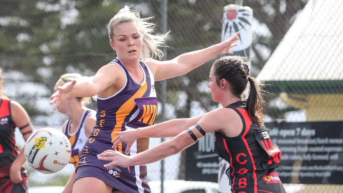 TOP FORM: Port Fairy wing defence Chelsea McMahon was one of the Seagulls' best against Hamilton Kangaroos. Picture: Christine Ansorge