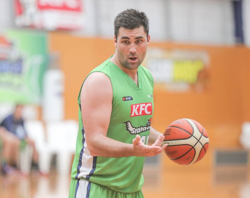 VITAL: Warrnambool Seahawks centre Alex Gynes will be a key player in this weekend's double-header against Sunbury Jets and Whittlesea Pacers. Picture: Rob Gunstone