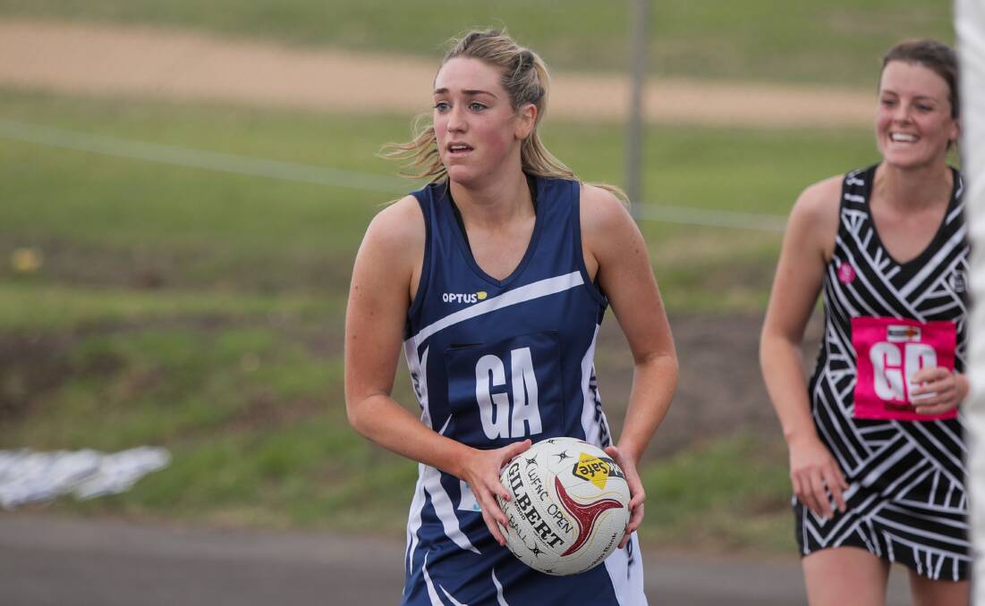 INJURY-FREE: Warrnambool goalie Amy Wormald will make her return to the court from an ankle injury against Camperdown on Saturday. Picture: Morgan Hancock