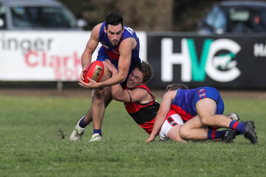 On the move: Alex Moloney has departed Terang Mortlake to return to Geelong league club Leopold for the 2019 season. Picture: Rob Gunstone