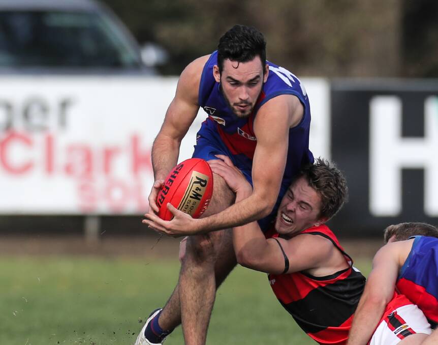 GREAT: Terang Mortlake's Alex Moloney was the Bloods' best player.