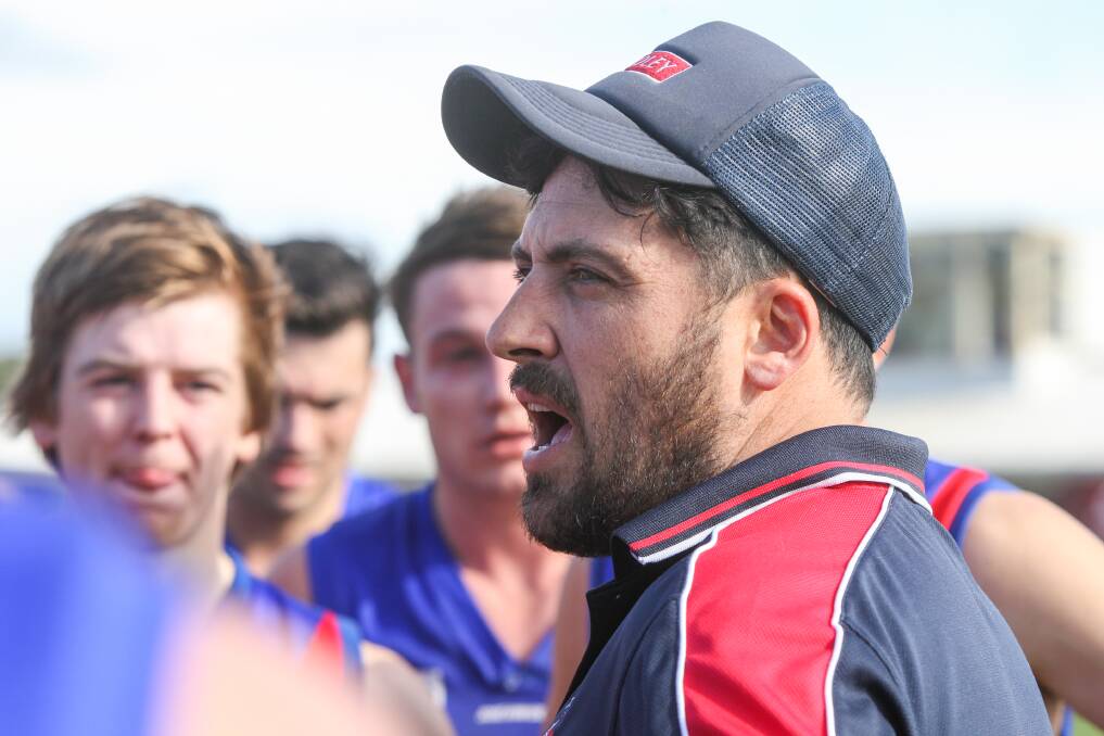 DIFFERENT PLAN: Terang Mortlake coach Michael Sargeant wants a new premier oval in Warrnambool which would be reserved for games only. Picture: Rob Gunstone