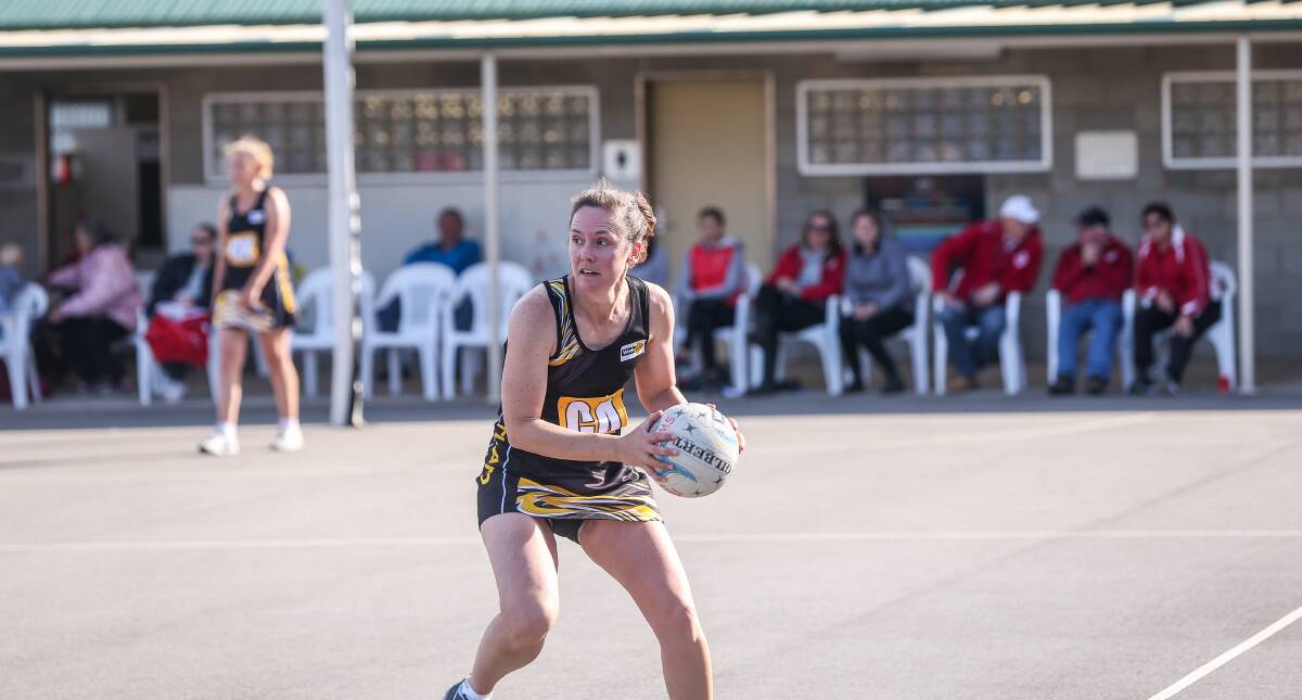 Coach continues: Portland veteran Lauren Hockley will lead the club's open division netball team for a second consecutive Hampden league season in 2019. Picture: Christine Ansorge