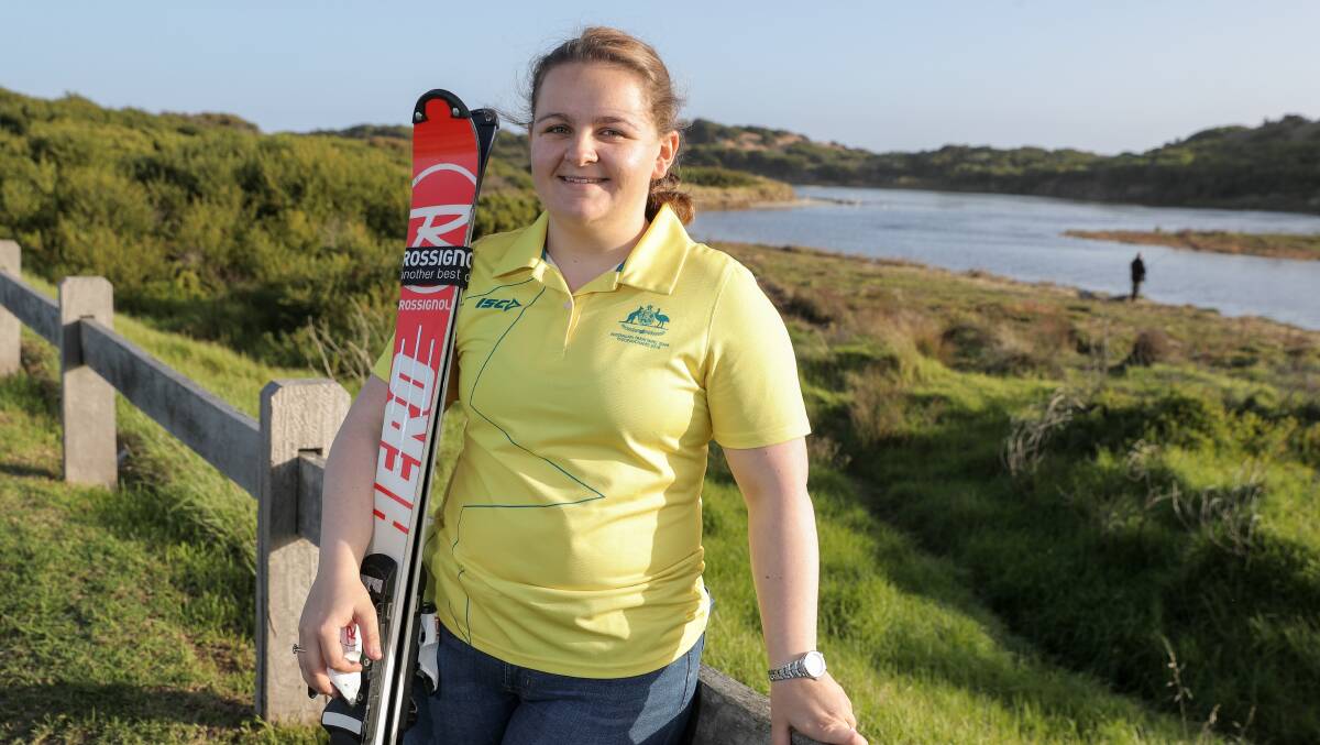 TEAM WORK: Australian paralympic skiing guide Lara Falk competed at PyeongChang winter games in 2018.