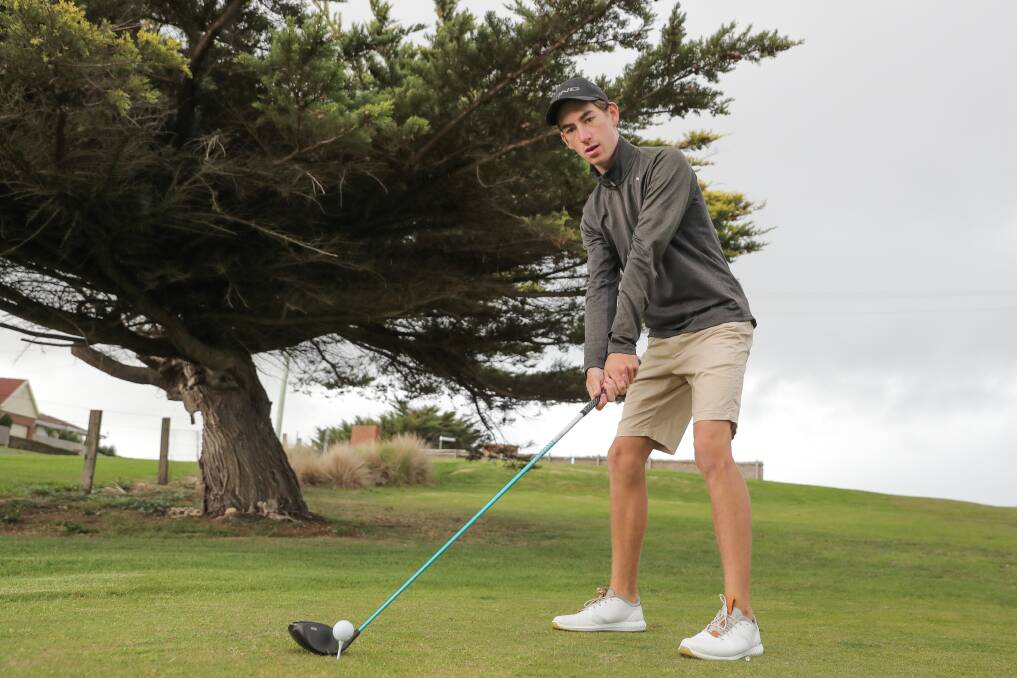 NEW CLUB: Caleb Perry will play Western District Golf Association pennant for Cobden. Picture: Rob Gunstone