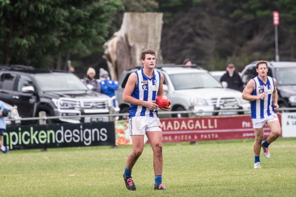 Young gun: Darcy Russell, 22, booted 38 goals for Hamilton in 2018. Picture: Christine Ansorge