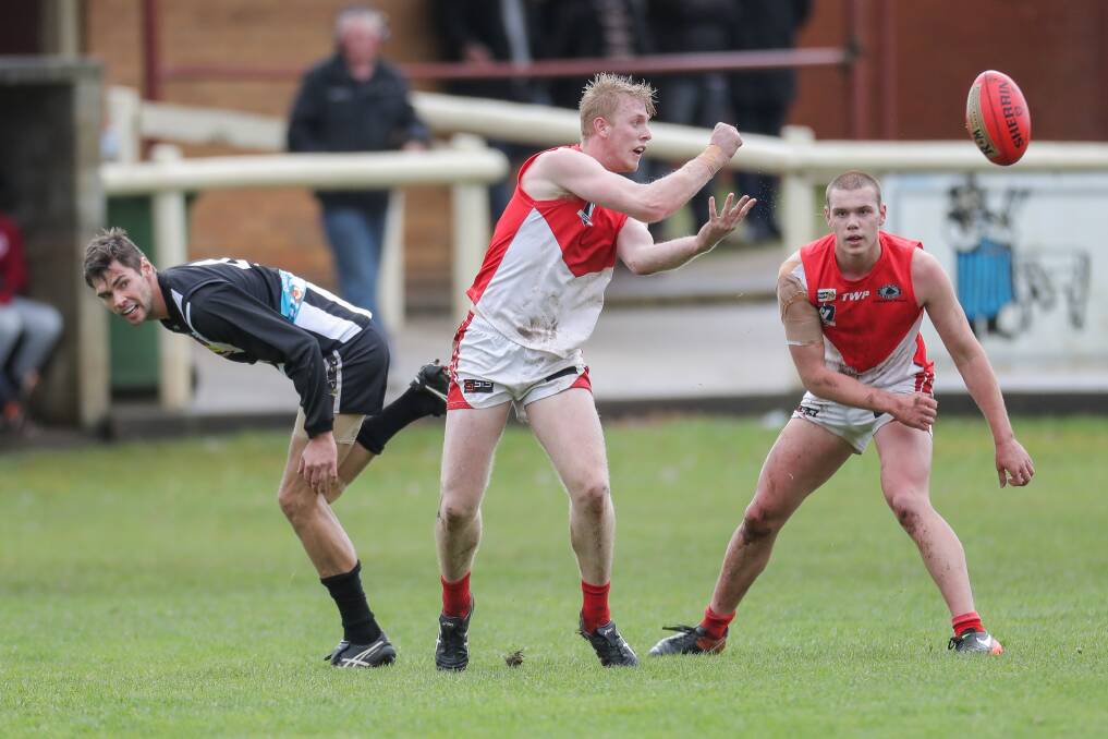 STEADY: Harry Lee is a reliable defender for South Warrnambool. Picture: Morgan Hancock 