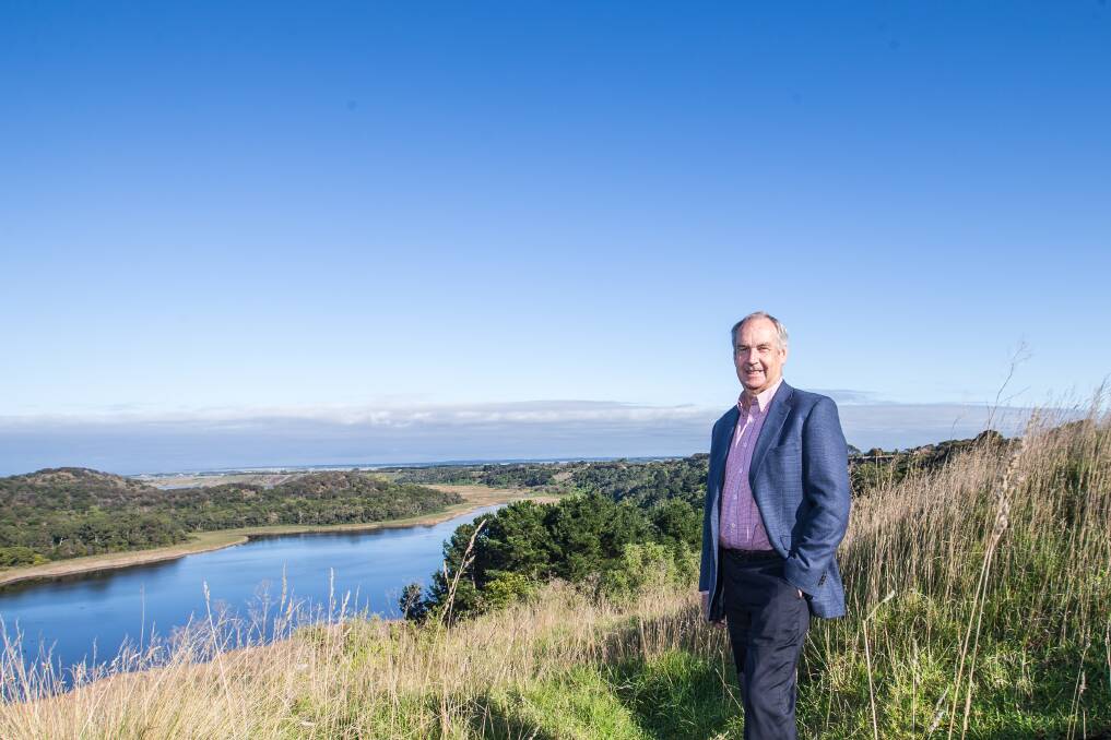 Member for Western Victoria James Purcell at Tower Hill. Picture: Christine Ansorge