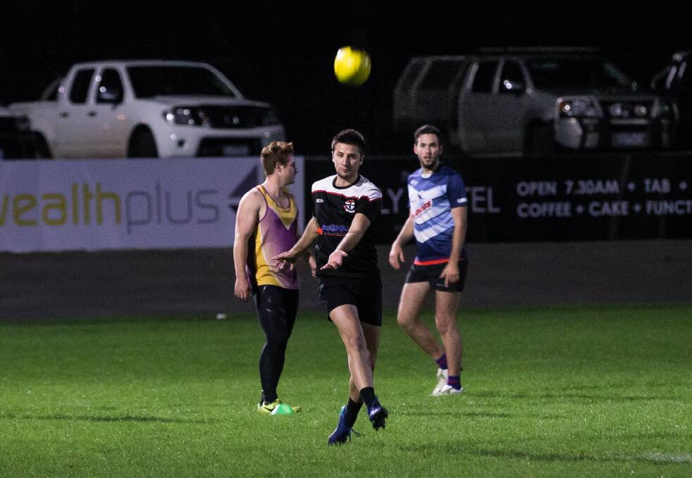 FLYING: Fraser Lucas' fine form saw him feature at training with the Hampden interleague squad on Tuesday night. Picture: Christine Ansorge