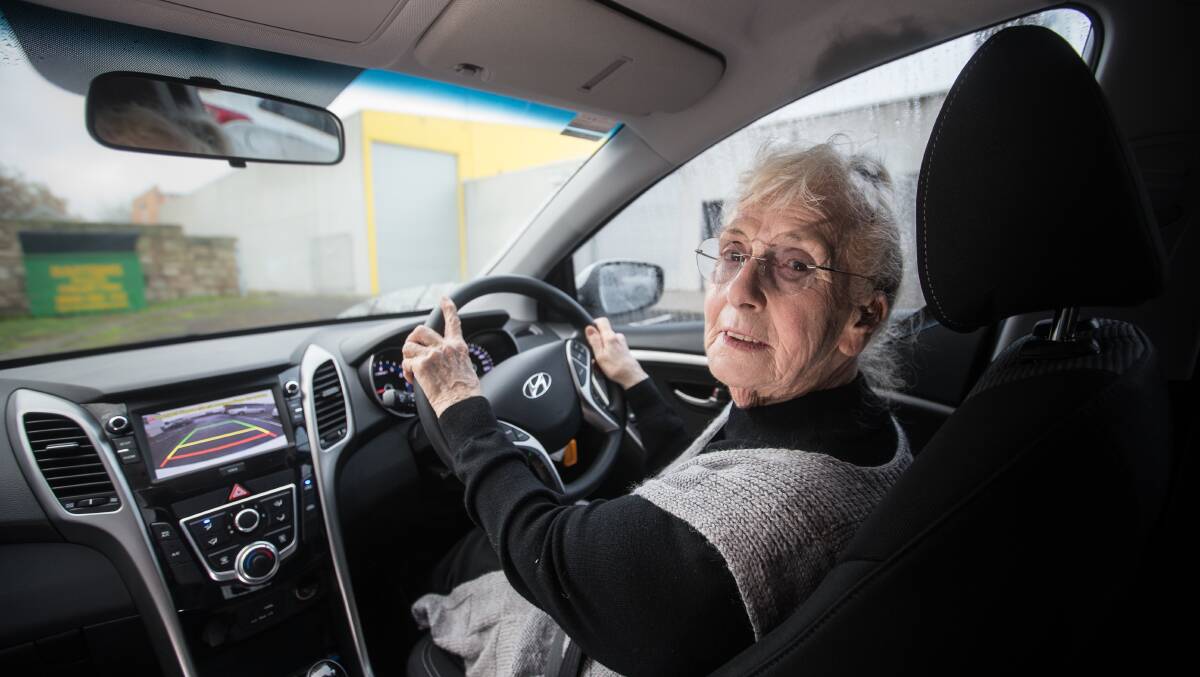 Safety first: Dot Houston is calling for more reversing cameras to be installed in cars. Picture: Christine Ansorge