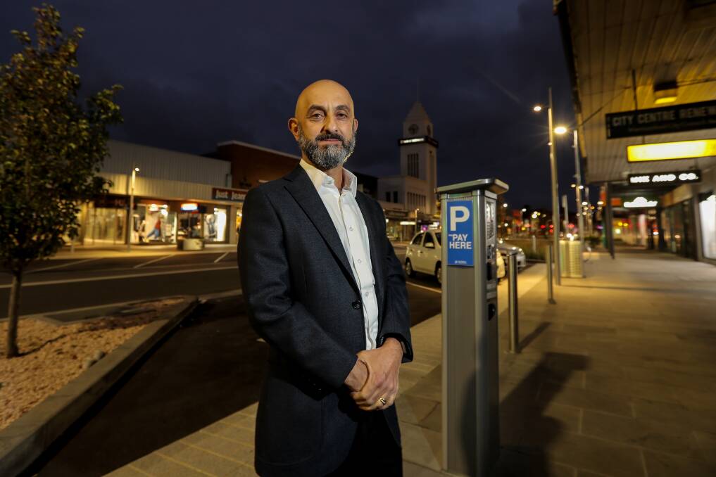 MAKE IT FREE: Ex Warrnambool City councillor Peter Sycopoulis is calling for parking in Liebig Street to be free of charge. Picture: Rob Gunstone