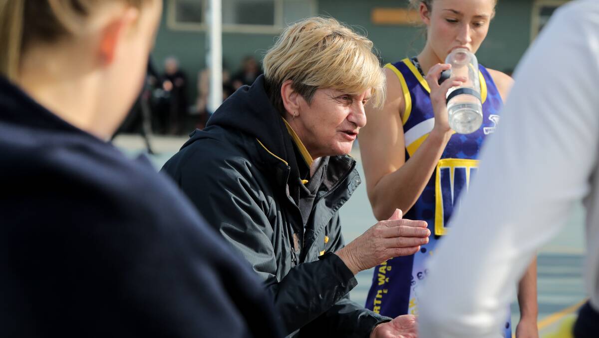 TOUGH TASK: North Warrnambool coach Dot Jenkins knows her 15 and under side need to be on top of its game to defeat Hamilton Kangaroos. Picture: Rob Gunstone