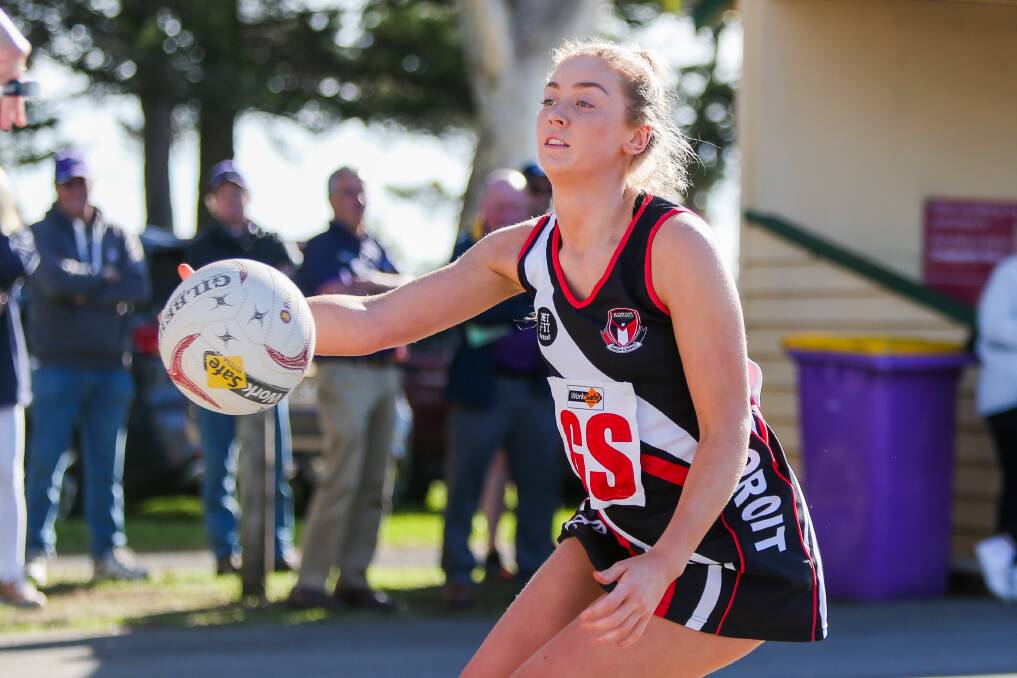 Big haul: Lily Killey shot 41 goals in her side's round five win over Portland. Picture: Morgan Hancock