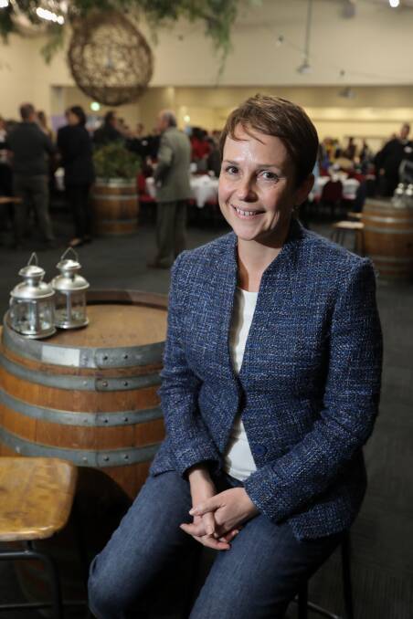A CHANCE TO LISTEN: Minister for Regional Victoria Jaala Pulford attended the forum in Hamilton on Wednesday night.Picture: Rob Gunstone