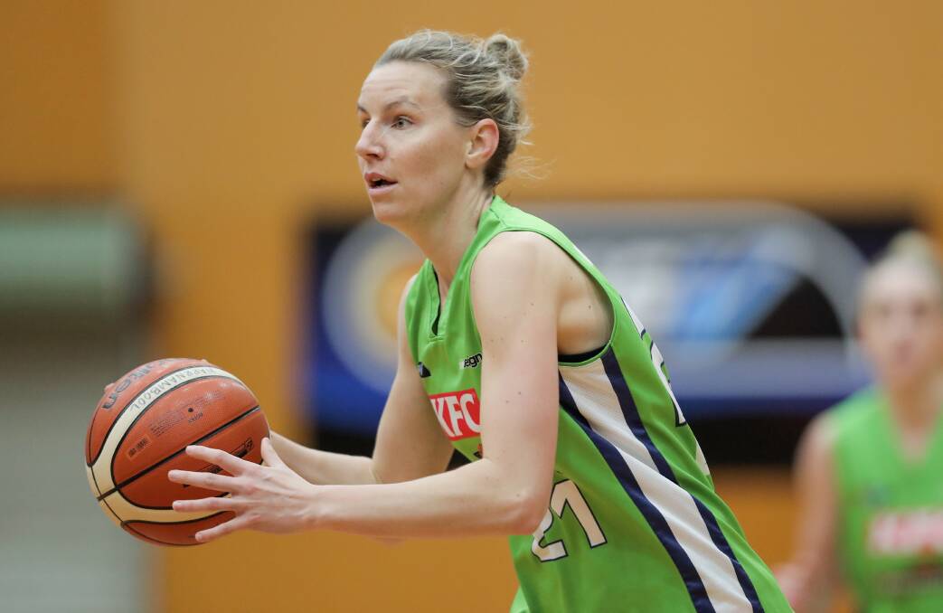 SETTLED IN: Warrnambool Mermaids gaurd Katie O'Keefe is enjoying her time back playing for the Big V division one side. Picture: Morgan Hancock 