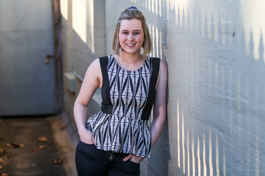 TALENTED: Mollie Gaut took part in the City of Warnambool Eisteddfod. She competed in the open vocal section on Friday. Music competitions will take centre stage across the coming week. Picture: Morgan Hancock