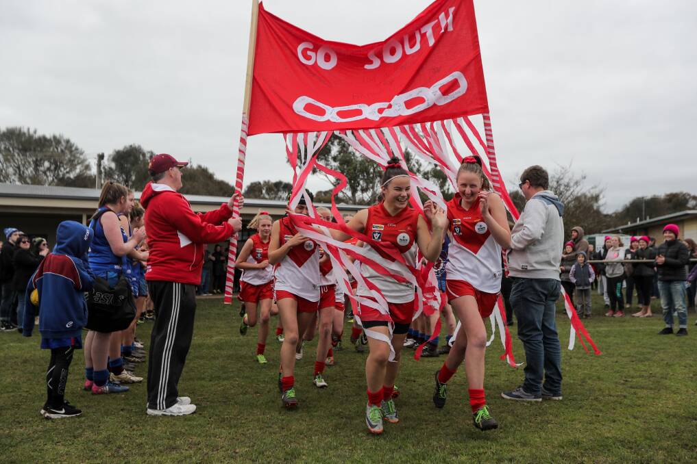 CLUB PRIDE: South Warrnambool is enjoying its time in the DUFFL. The under 18 girls competition will start its third season on April 28. Picture: Rob Gunstone
