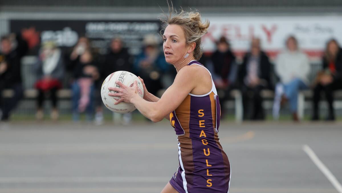 BACK IN FORM: Port Fairy's Nicole Dwyer has returned to the Seagulls' open grade side. Picture: Morgan Hancock .