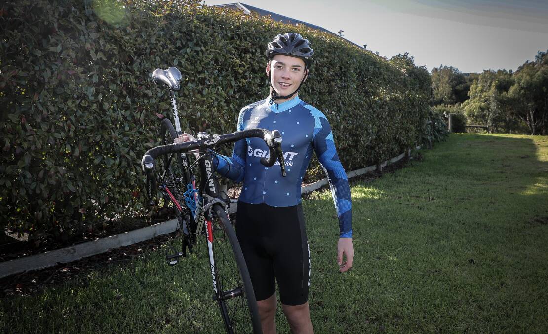 QUICK RISE: Warrnambool cyclist Eddie Worrall made a Victorian cycling team after a meteoric rise in the sport. Picture: Christine Ansorge