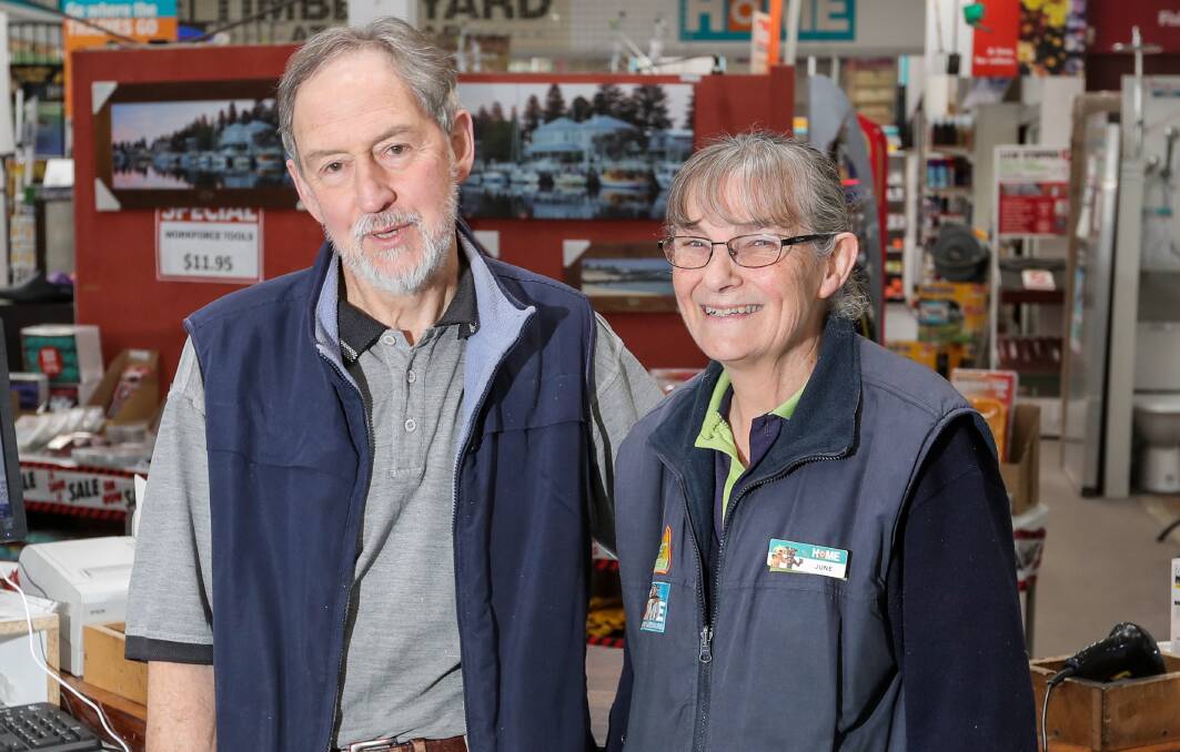 Ken and June Brookes are selling their store in Port Fairy. Picture: Morgan Hancock