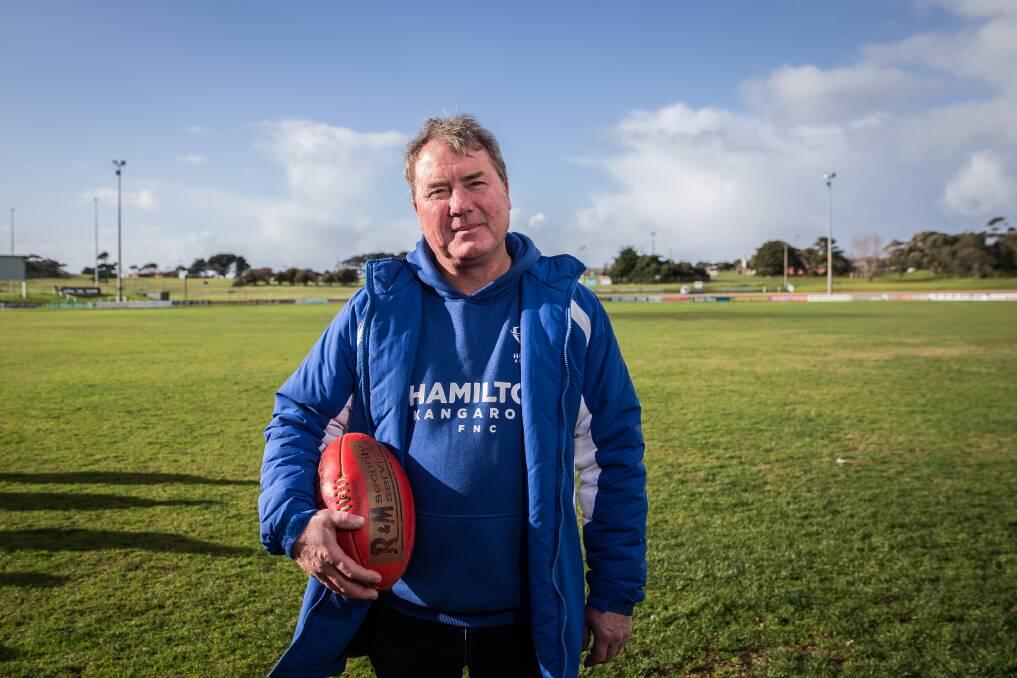 HARD WORK PAYS OFF: Hamilton Kangaroos chairman John Pepper is pleased Melville Oval will host HFNL finals in 2019 and 2020. Picture: Christine Ansorge