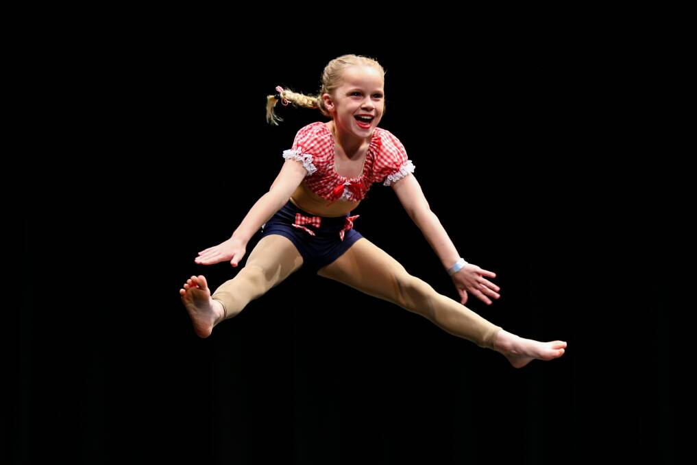 Beating the winter blues: Eisteddfod dancer Tayla Bell competes in 2018. The Warrnambool Eisteddfod dance competition is on again at the Lighthouse. Picture: Morgan Hancock