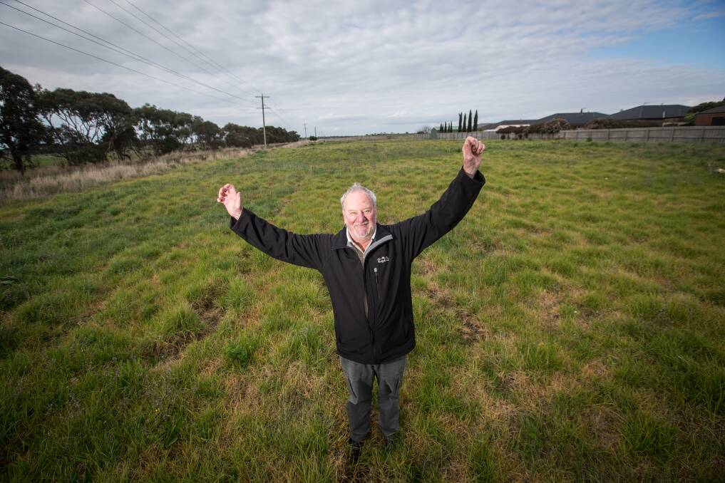 Stephen Payne sold his land where new housing development estate Plaza Heights will be built. Picture: Christine Ansorge