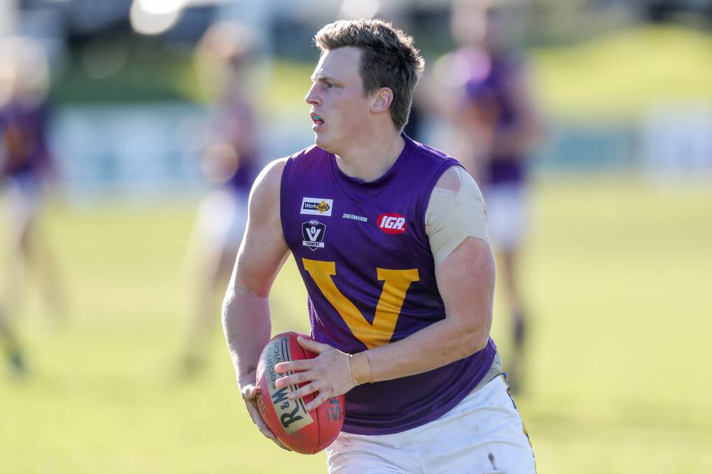 Still confident: Port Fairy's Dylan Herbertson saysthe Seagulls are not overly fazed that they have lost their past three matches leading into finals. Picture: Morgan Hancock