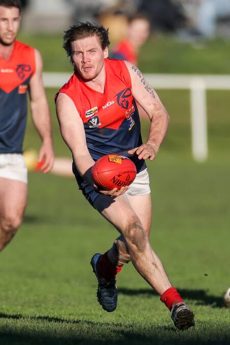 MOVING ON: Andrew Hargreaves will cross from Timboon Demons to Camperdown in 2019. Picture: Morgan Hancock 