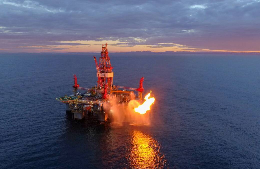Cooper Energy's Sole gas project off the coast of Gippsland. .