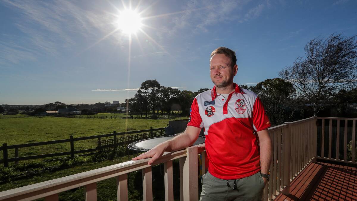 SIGNING ON: Mat Buck will coach South Warrnambool's senior side for a fourth year in 2019. Picture: Morgan Hancock
