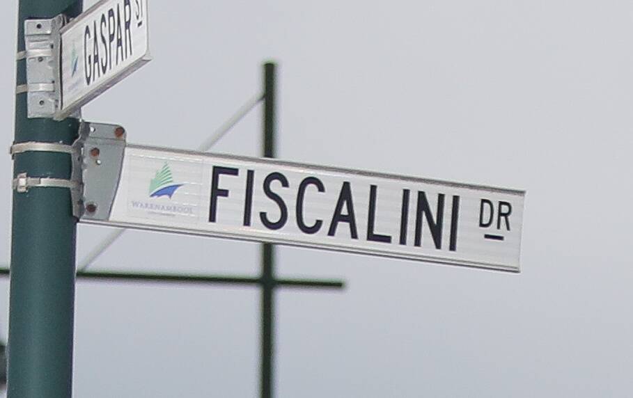 Going, Going: A name change is on the cards for Warrnambool's Fiscalini Drive because of the connection to a former Catholic priest.