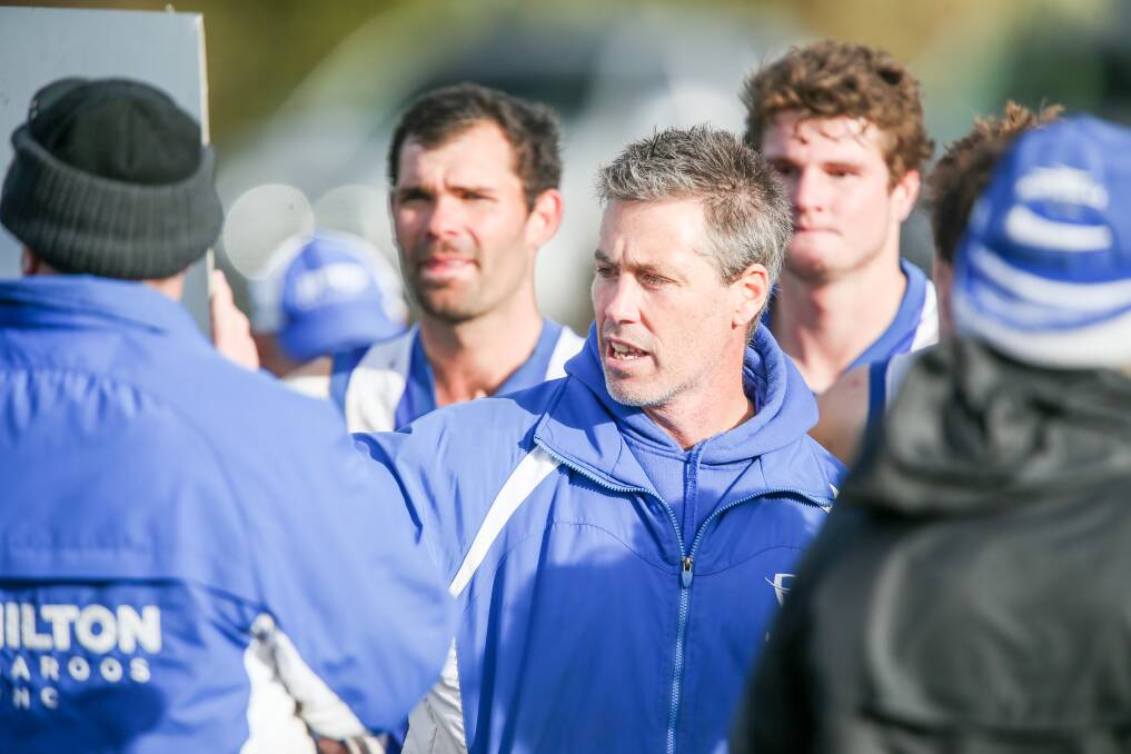 CHALLENGE ACCEPTED: Hamilton Kangaroos coach Matt Dunn is determined to lead the club to its first Hampden league finals series in 2019. Picture: Morgan Hancock 
