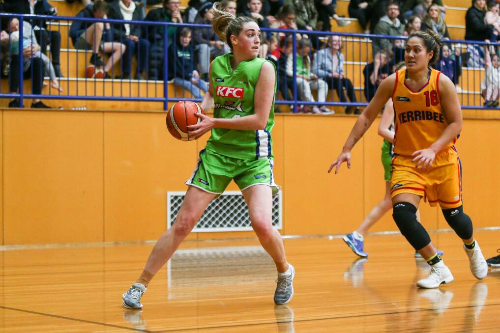Key player: Warrnambool Mermaids' Amy Wormald is ready for game two and three. Picture: Morgan Hancock