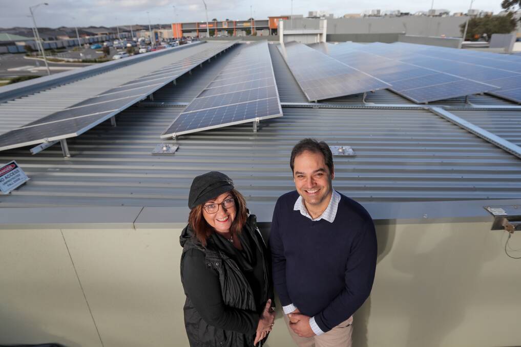 Energy: South Coast Junior Aquatics manager Leanne Williams will share ideas alongside Wannon Water managing director Andrew Jeffers at the Smart Energy, Smart Business event on Friday. Pictured here at Wannon Water. Picture: Morgan Hancock