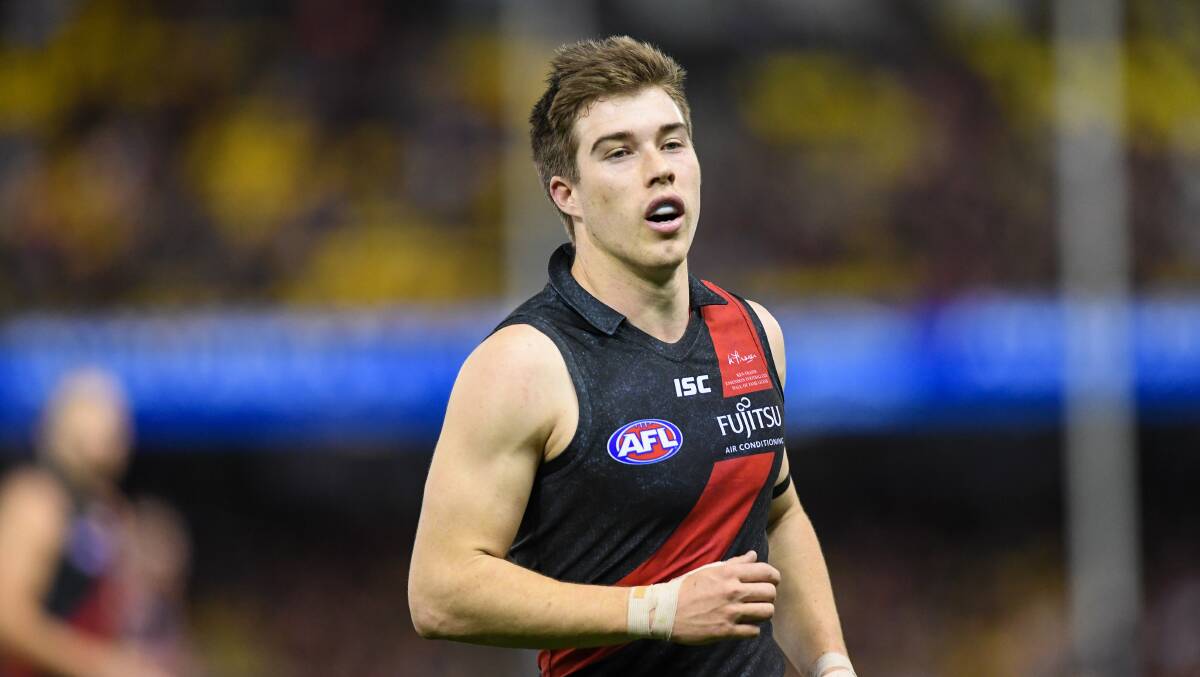 MISSING OUT: Zach Merrett was left out of Essendon's leadership group for season 2020. Picture: Morgan Hancock 