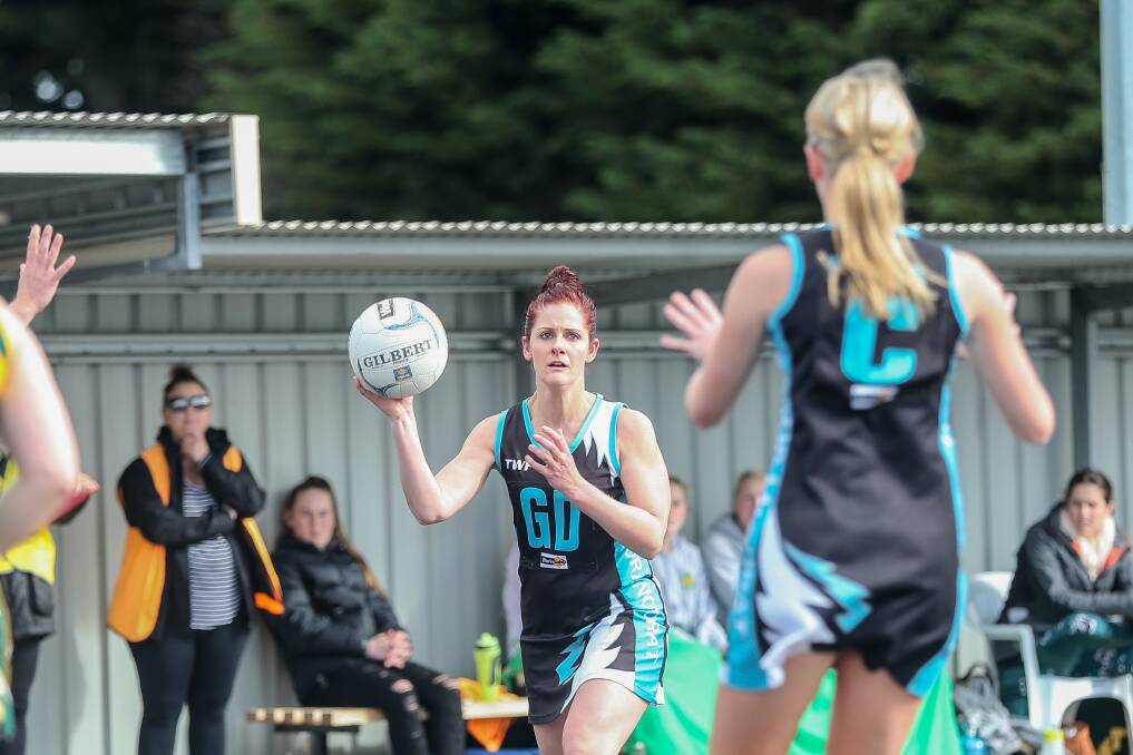 Building chemistry: Kolora-Noorat playing-coach Kym Goonan said she was rapt with how her new side had gelled so far this season. Picture: Christine Ansorge