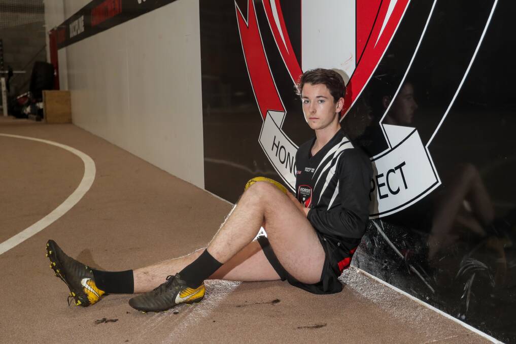 AT HOME: Koroit teenager Todd White says the Saints' experienced players help the youngsters feel at ease. Picture: Morgan Hancock