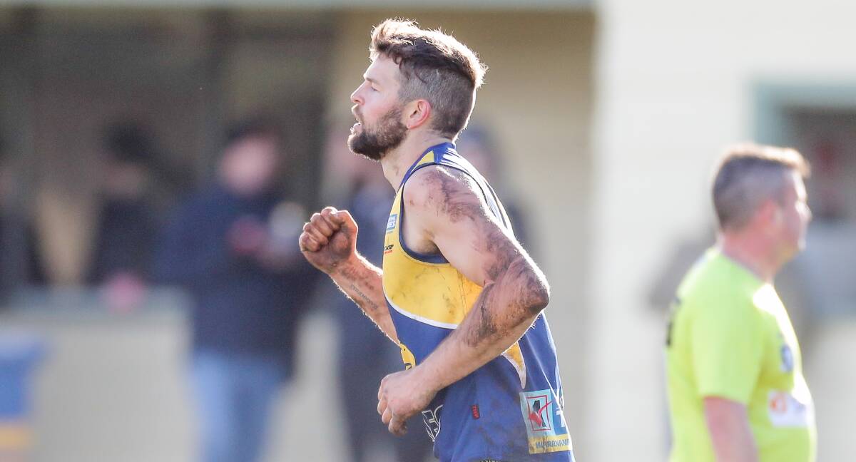 FLYING BACK: Former North Warrnambool Eagles best and fairest winner Dylan Parish will return to the club's playing ranks in 2020 after taking last season off. Picture: Morgan Hancock 