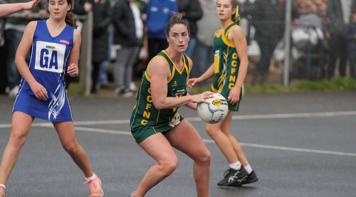 DUAL-POSITION: Bec Kavanagh could be used as a goalie and mid-court player by co-coaches Jess Toleman and Meagan Forth this season. Picture: Morgan Hancock 