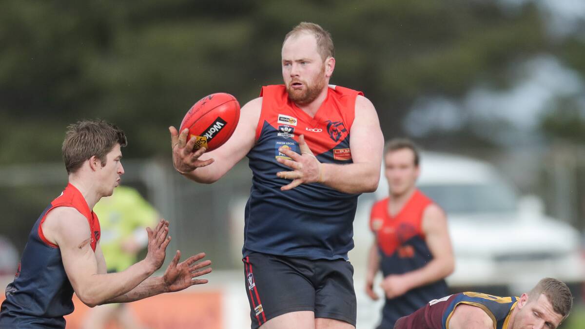 GLAD: Timboon Demons' Marcus Hickey is eager to get into the new season. Picture: Morgan Hancock 