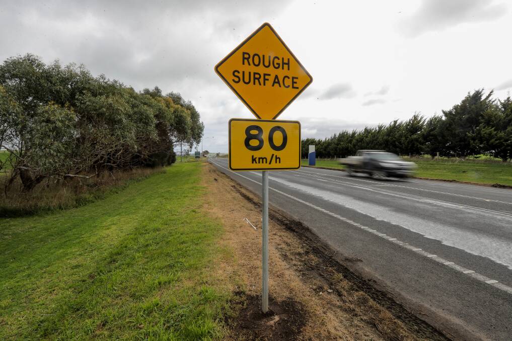 Rough: Much-needed road funding is a priority for the federal election. Picture: Morgan Hancock