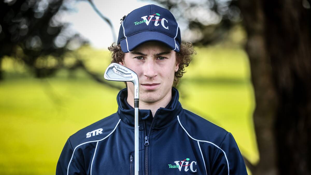READY TO GO: Warrnambool golfer Noah Best is travelling interstate for the School Sport Australia National Golf Championships.